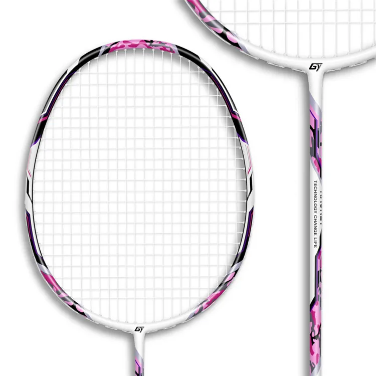 Wholesale New Brand Lining Badminton Racket 4U Offensive And Defensive Best Tension Badminton Racket