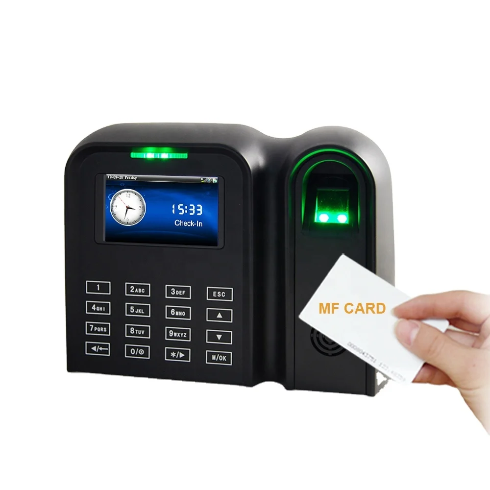 USB Biometric Fingerprint Attendance Time Clock With RFID Card Reader TCP/IP 