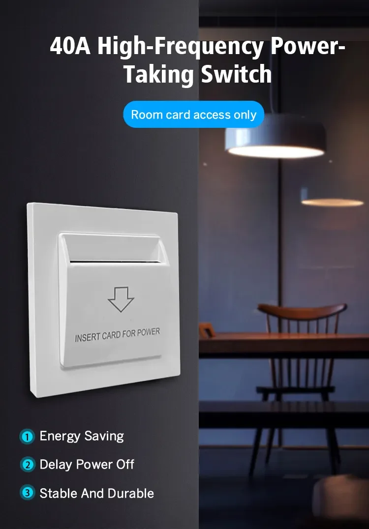 M1 Energy Saver Power hotel Insert card Smartl switch For Hotel Room Key