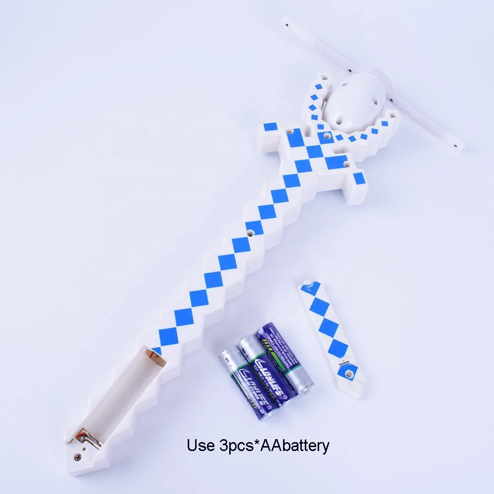 Новый стиль, продвижение, ветряная мельница, палочка, светящаяся меч, пиксельный светодиодный меч, игрушки