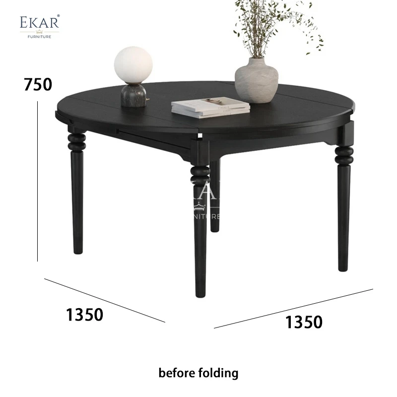 product new design expandable furniture luxury dining table   modern foldable kitchen table for space efficiency-67