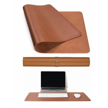 Free Shipping 80x40CM Mouse Pad Factory Wholesale Carpet PC Keyboard Pads Waterproof Leather Large Office Keyboard Mat