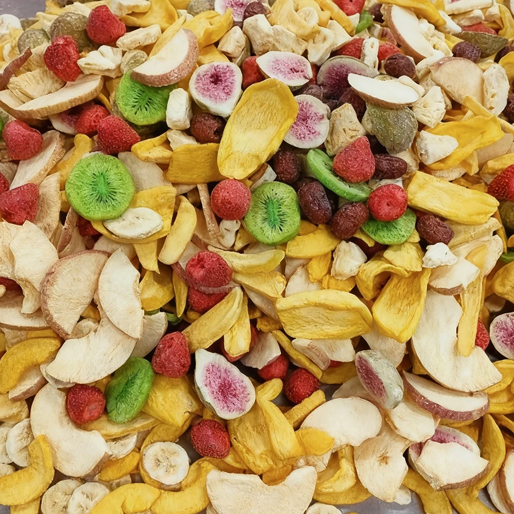 Toptan Kütləvi Dondurulmuş Qarışıq Meyvələr Şirin Çiliş, Banan, Kiwi, İncir, Qırmızı Xurma, Alma, Doğan Meyvəsi, Yabanı Alça; Snek və Receptlər üçün