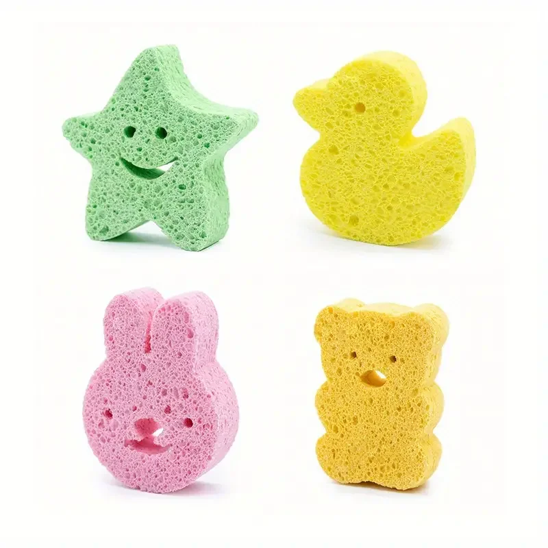 Оптовая Подгонянная Экологически чистая разлагаемая целлюлозная губка для ванны