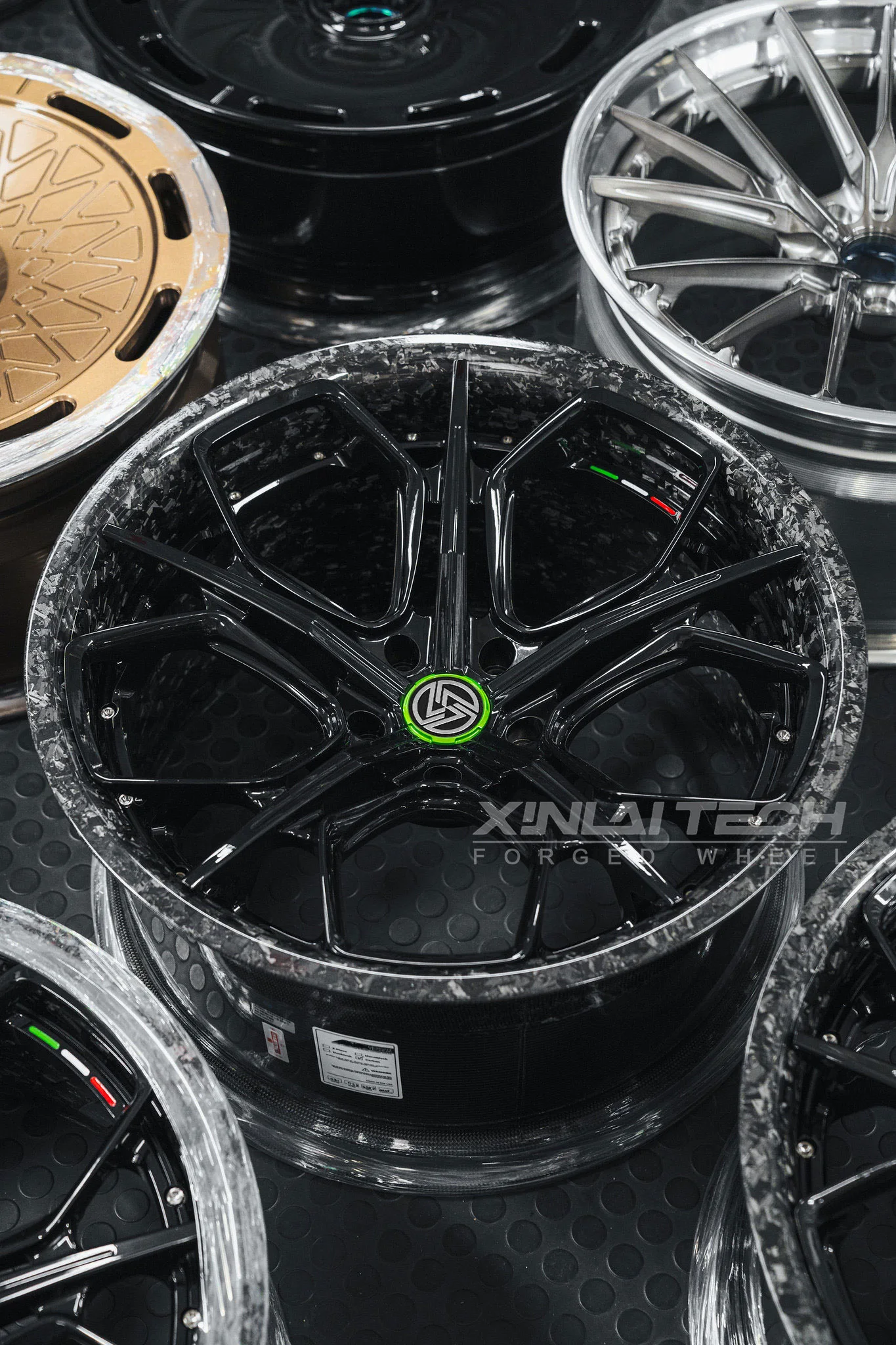 XL 2 Piece Carbon Fiber Deep Lip Deep Dish Concave Forged Wheel 5x112 5x114.3 5x120 Custom Wheels for Mercedes benz audi bmw - Image 4