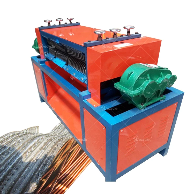 Scrap Radiator Fan Cooling Fan Separating Recycling Crushing Machine