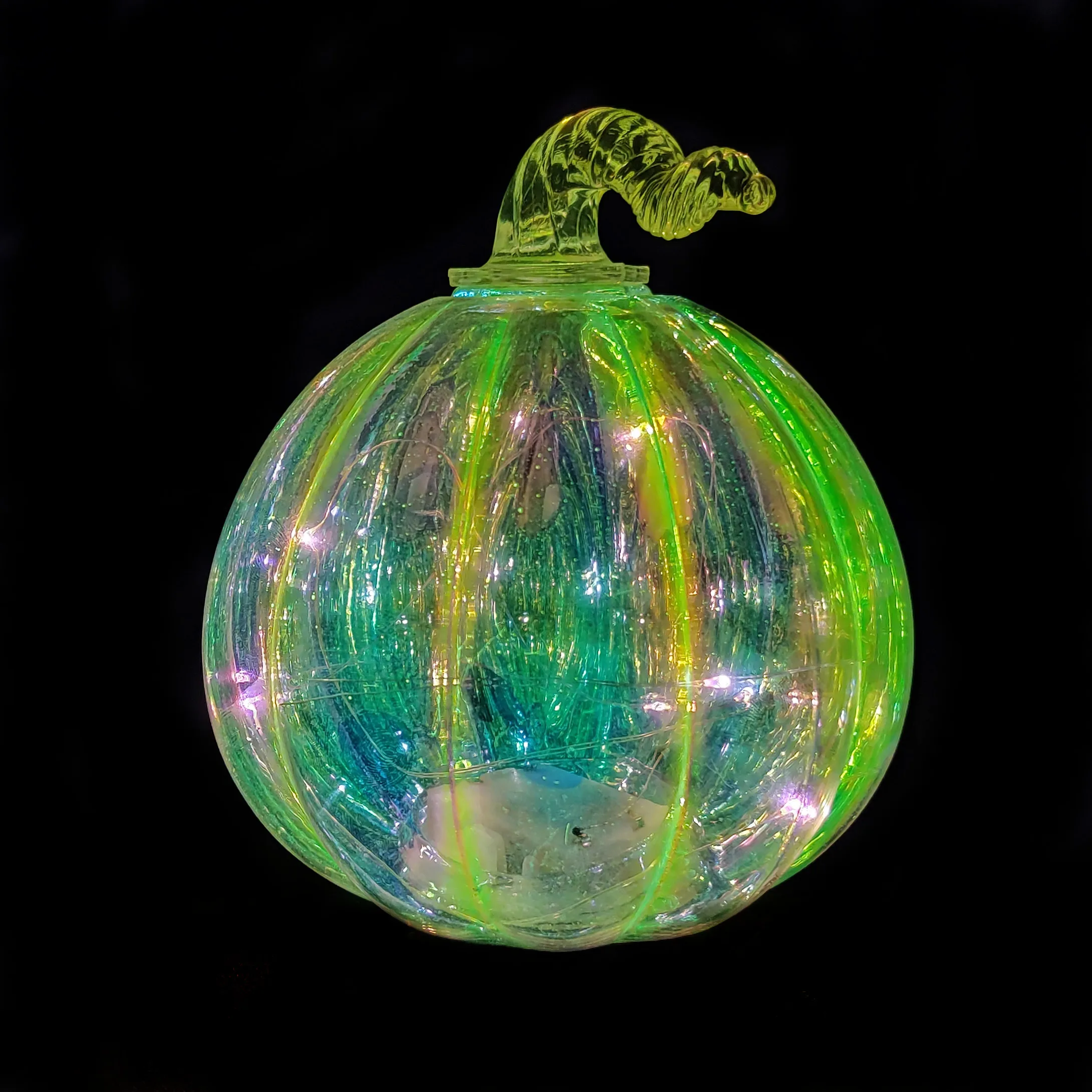 Economical Custom Design Halloween Decoration Wholesale Home Glass Pumpkin Light For Sale