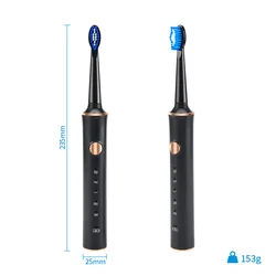 Oral-B Genius X Limited, Electric Toothbrush with Artificial Intelligence, 1 Replacement Brush Head, 1 Travel Case, Black