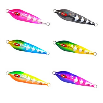 Road-Opening Style Sea Fishing Boat Lure Night-Glow Metal Jig Lead Bare Plate Fast-Sinking Bionic Boat-Shaped Bait Without Hooks – Metal Jig – view 4