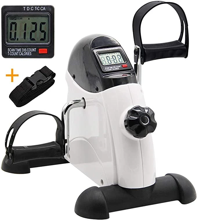 Portable  Leg Pedal Exerciser LCD Display Adjustable Recumbent Stationary Exercise Bike Mini Exercise Pedal Bike for Stroke
