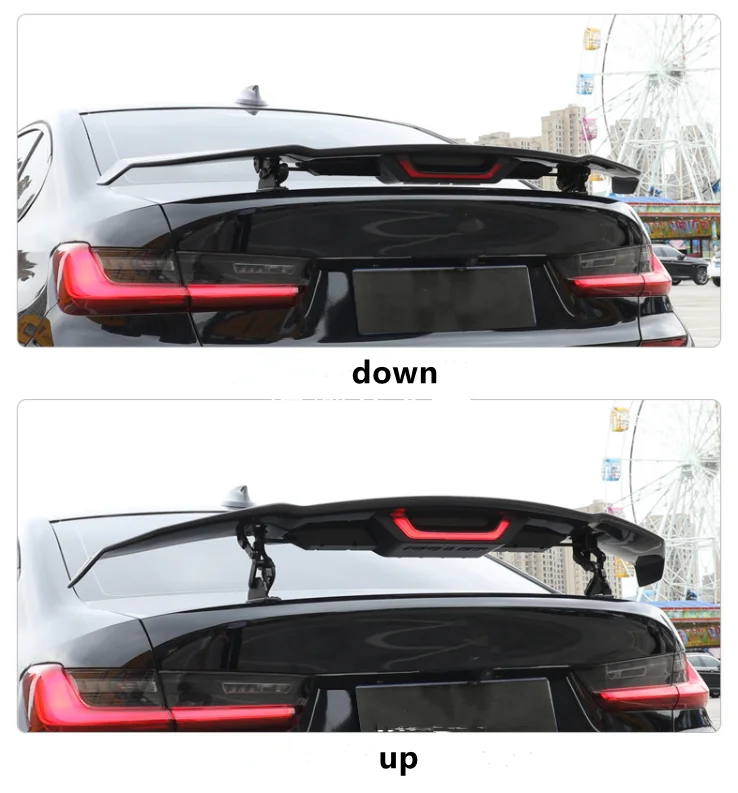 New Electric Automatically Rear Spoiler Gt Style Car Electric Spoiler Carbon Fiber Universal