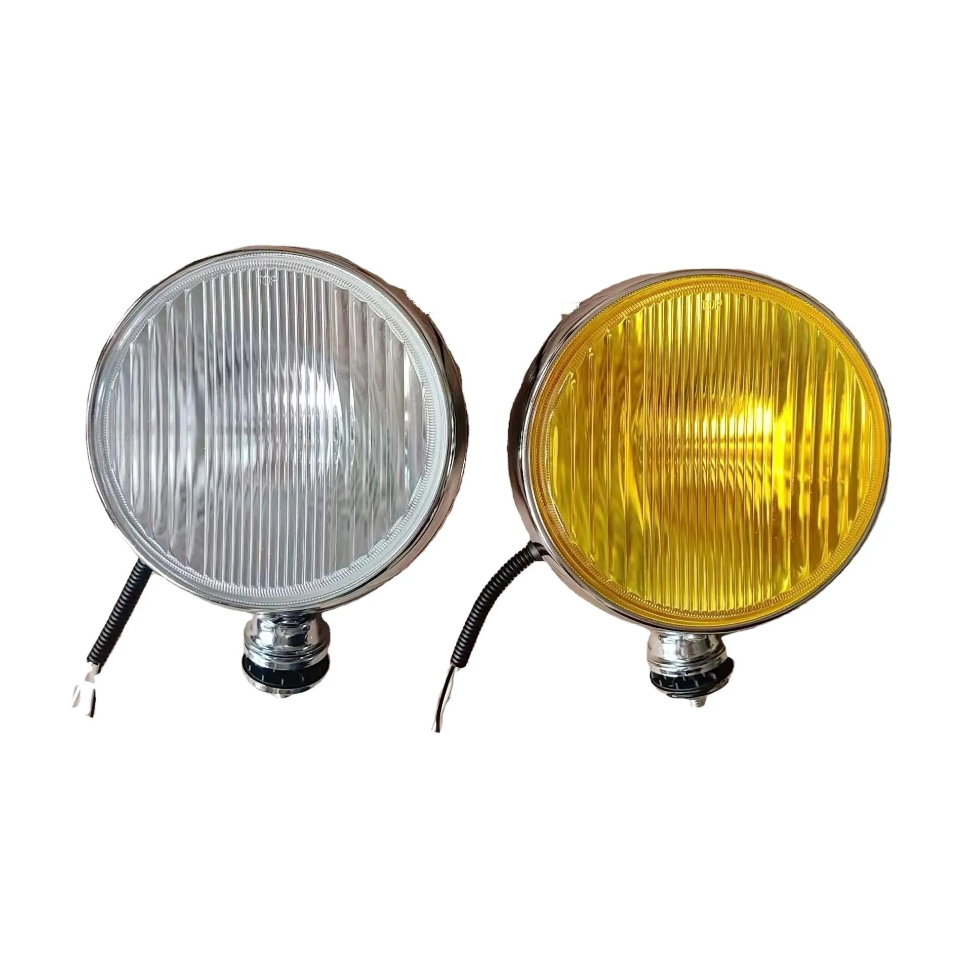 24V Super Bright Beam White/yellow Halogen Fog Lamp 7 Inch