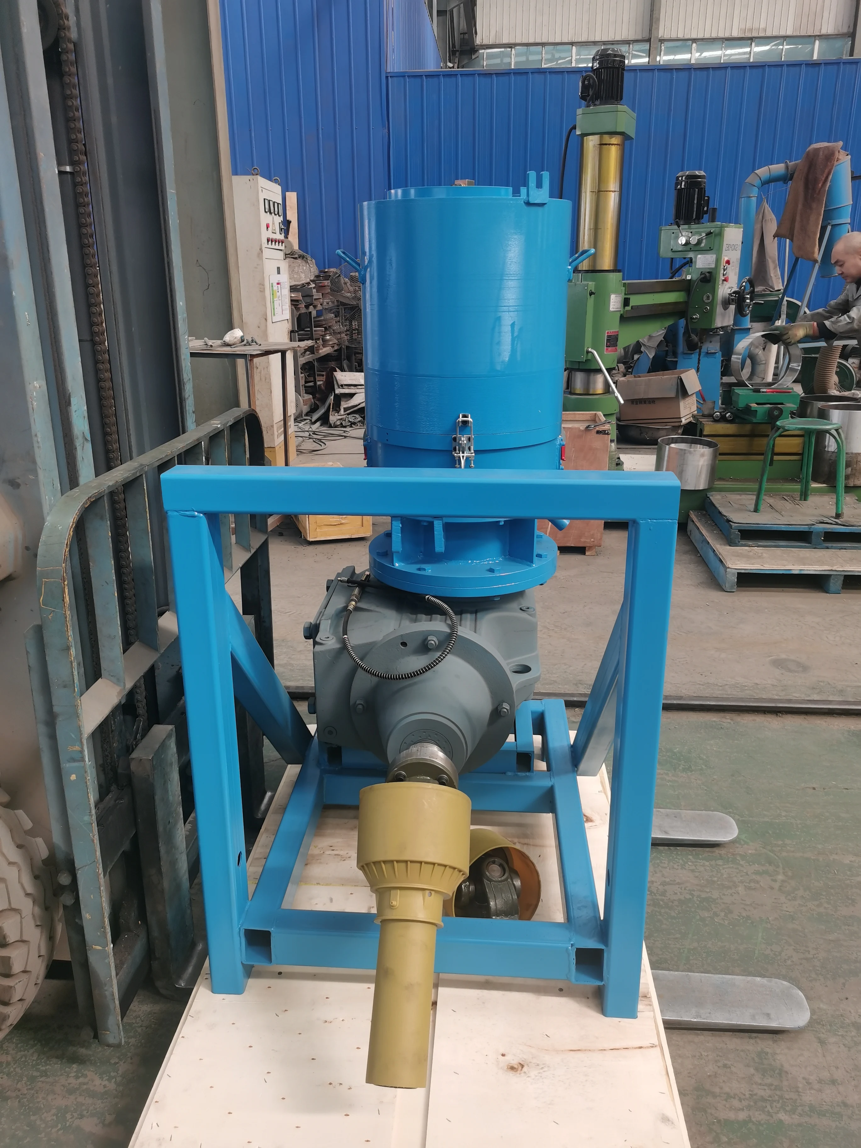 PTO Biofuel Making Machine Grass Wood Granules Boiler Pellet Biomass Machines Pallet Pellet Press Machine