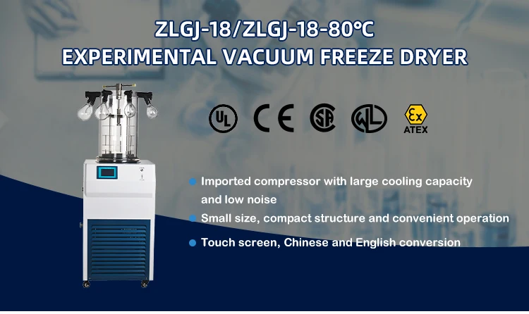 Fruit Food Vegetable Vacuum Freeze Dryer