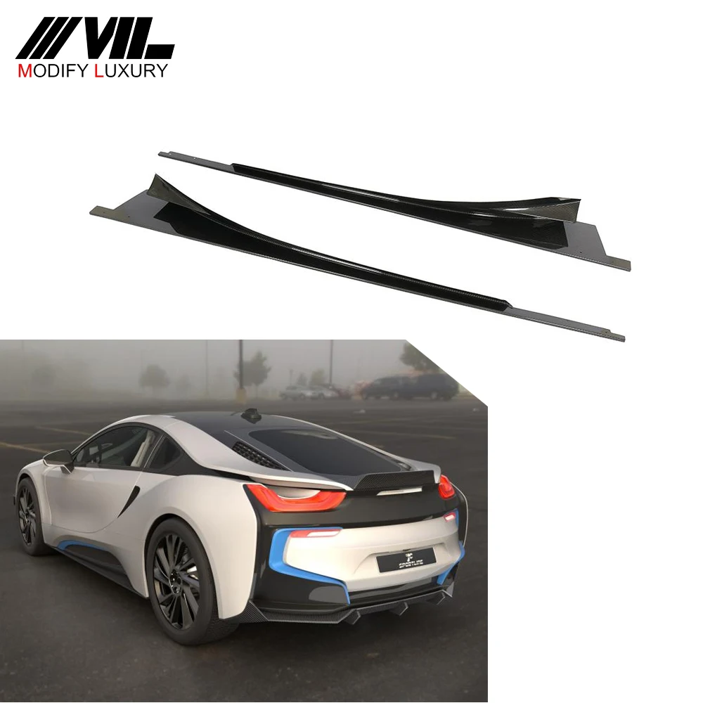 i8 carbon fiber car side skirts| Alibaba.com