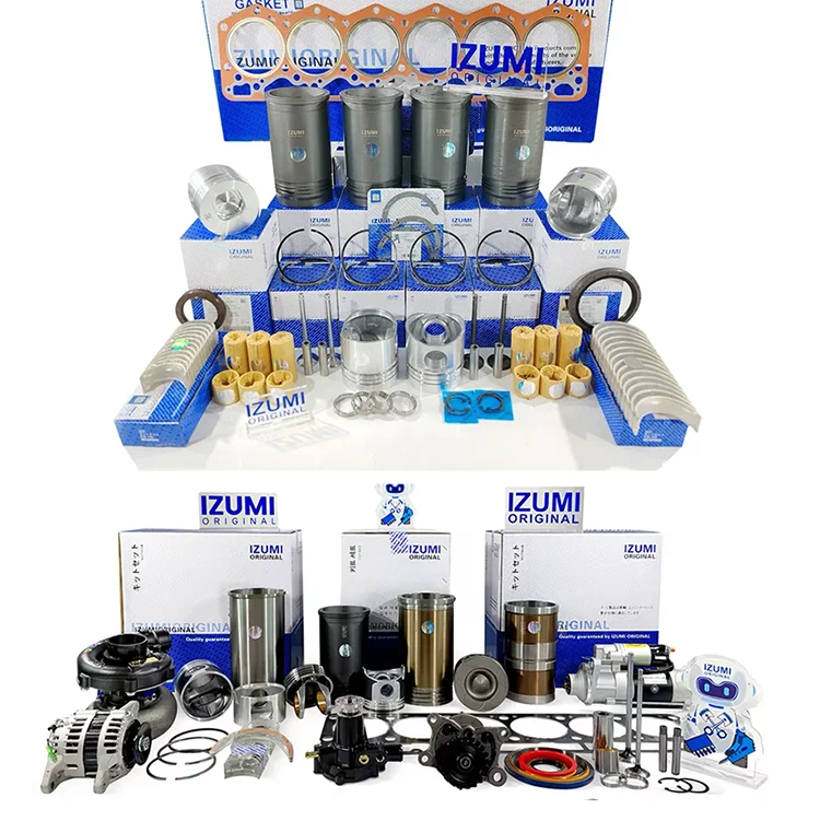 IZUMI ORIGINAL S6D105 Overhaul Rebuild Kit Diesel Engine Parts For KOMATSU