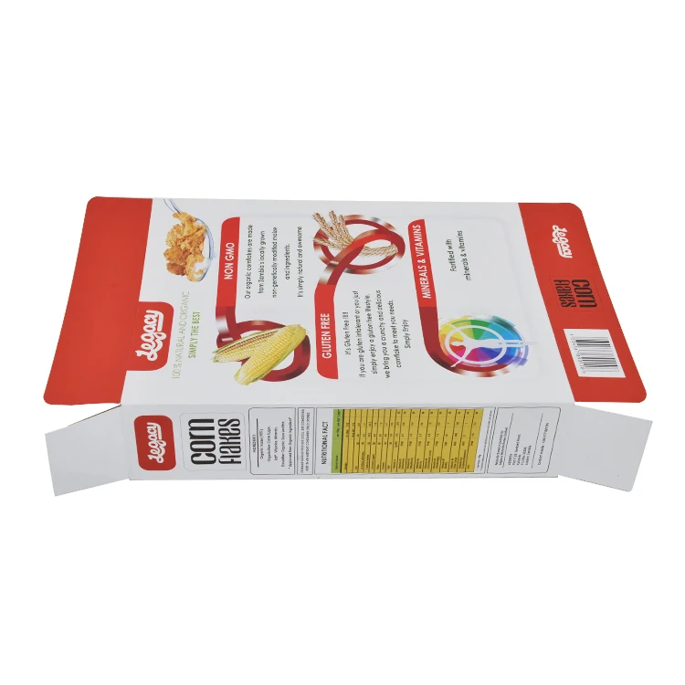 Customize Food Box Packing Mini Small Cornflakes Packaging Nacho Chips Food Boxes Nachos Box