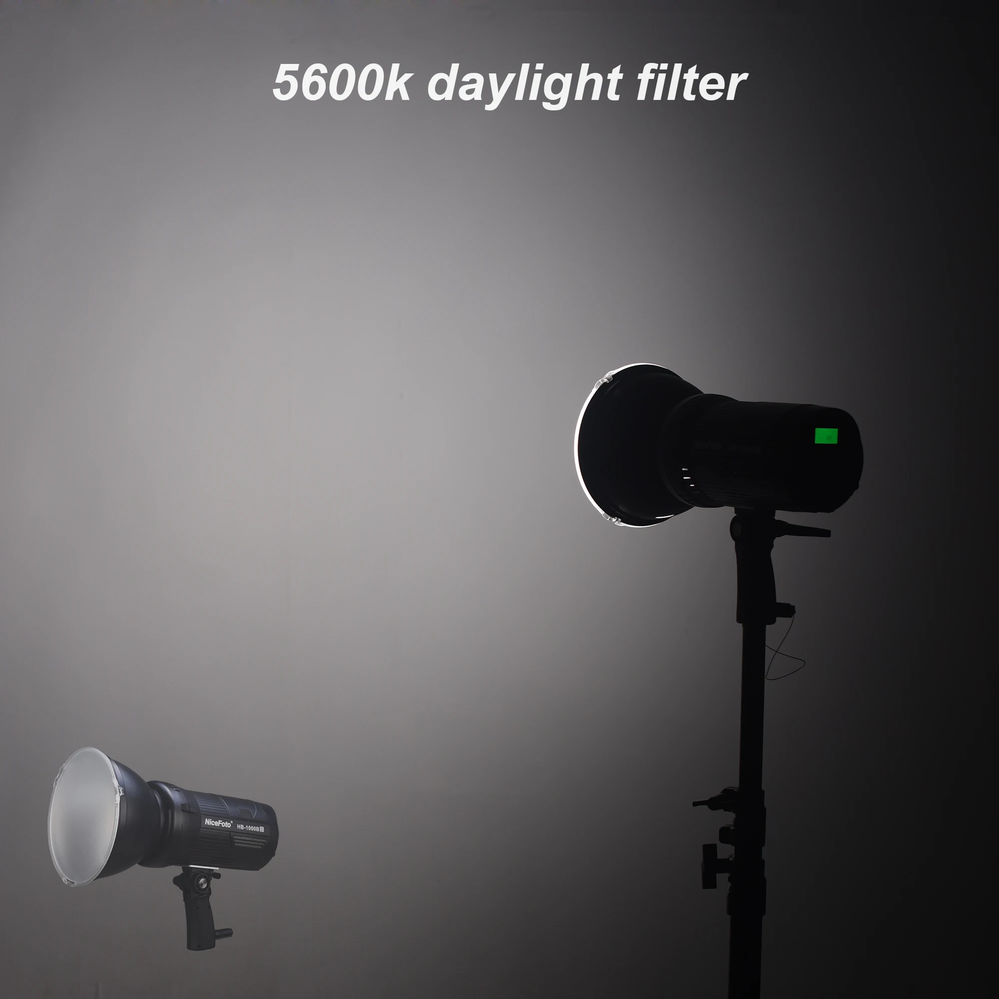 HB-1000BII Nicefoto 100W Battery Powered LED Video Light
