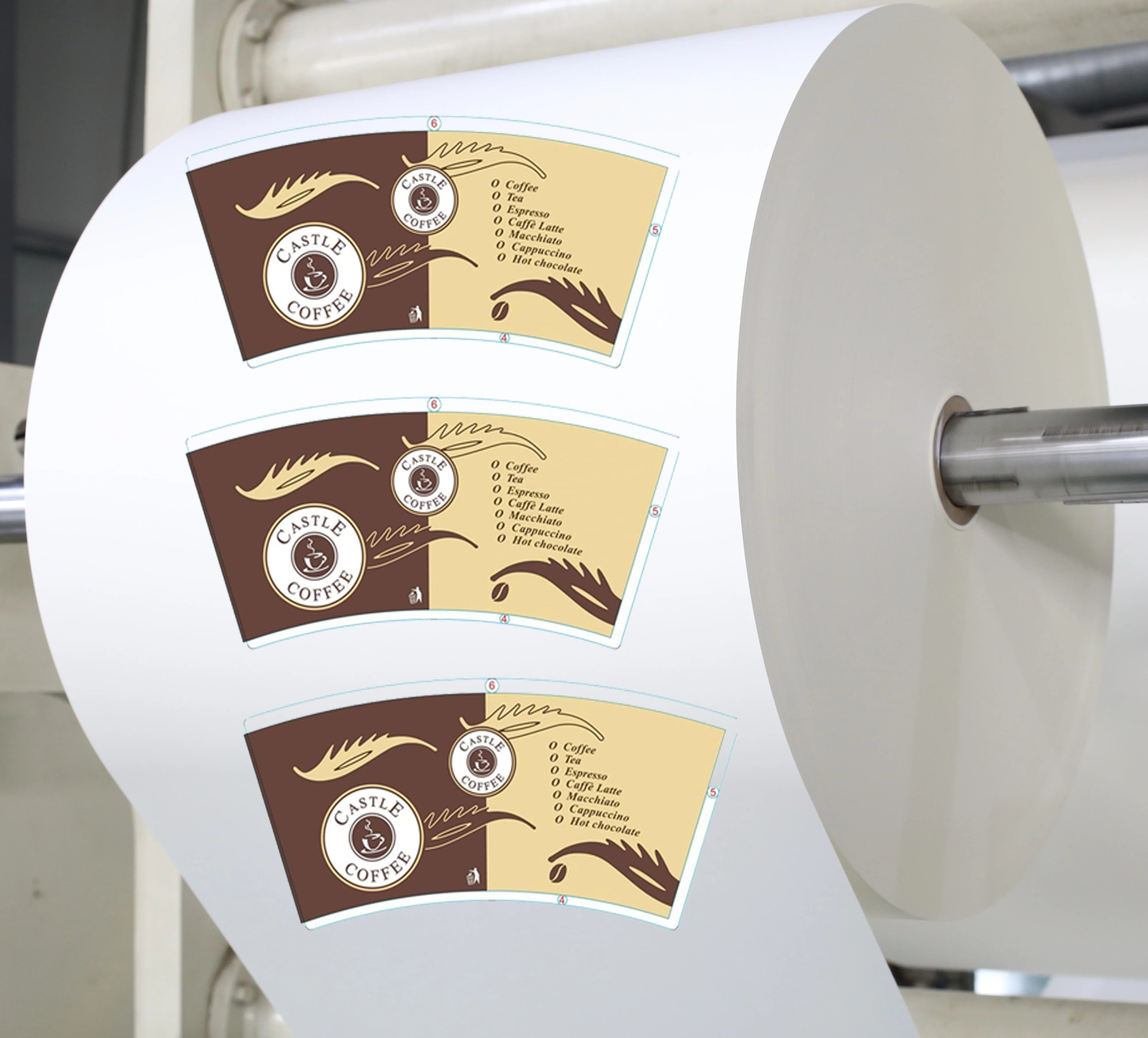 Распродажа с фабрики Биоразлагаемые pla изолированные бумажные стаканчики стены сырья рулон в наличии