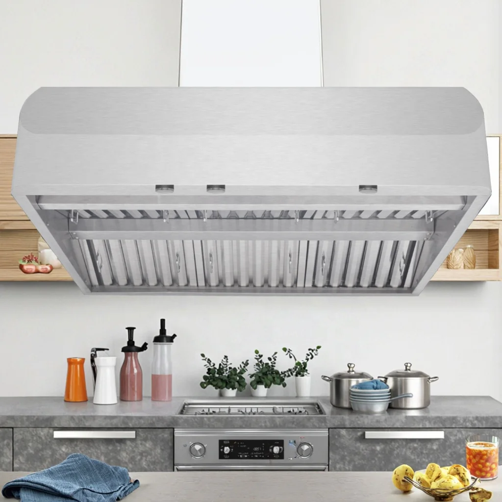 Family Outdoor Stainless Steel BBQ Range Hood for Household Barbecues factory