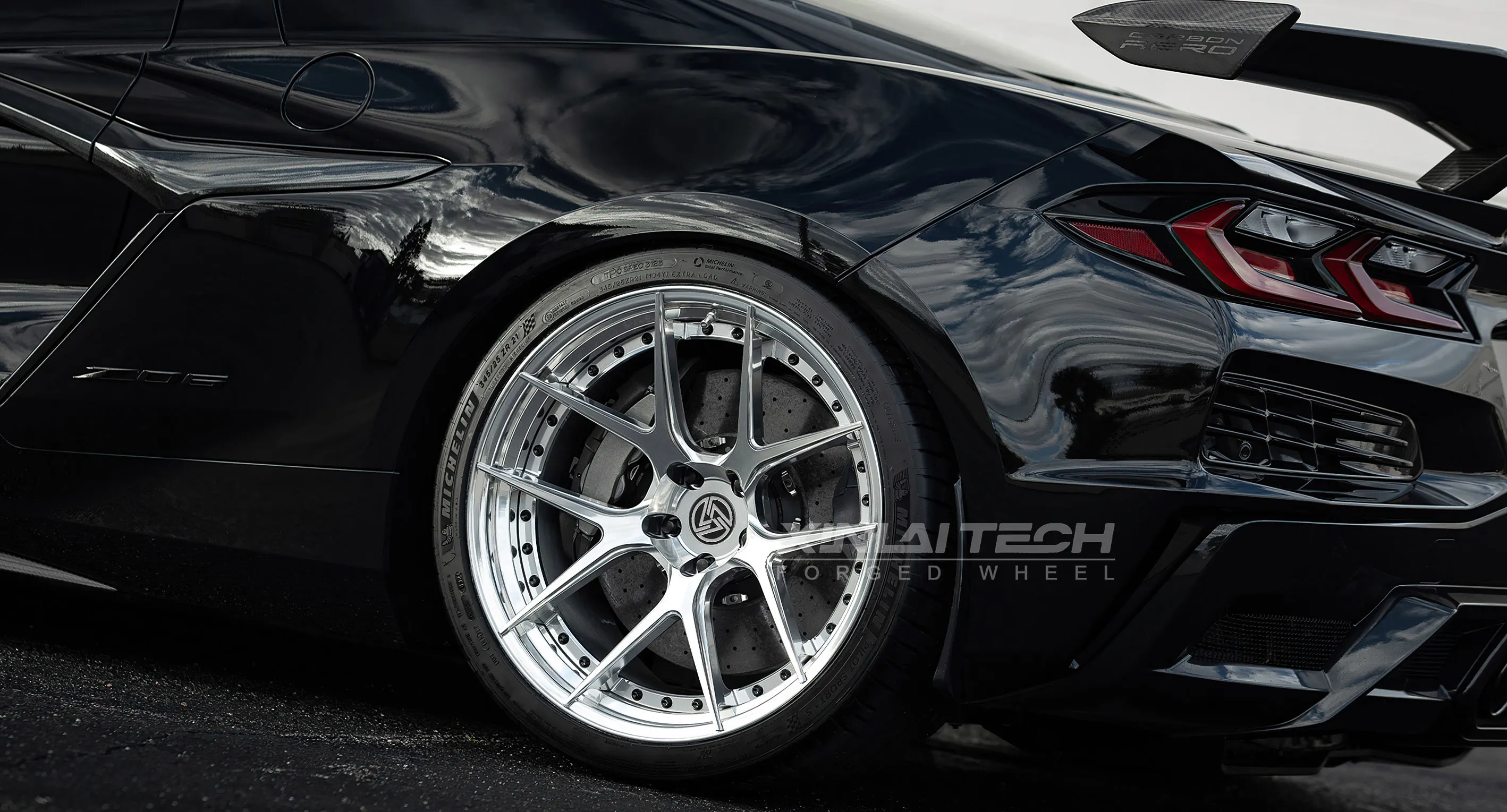 XL 2-piece Forged Silver Brushed Wheel 5x120 5x112 5x114.3 Custom Wheels 18 19 20 21 22 23 Inch Racing Car Wheel for Corvette - Image 5