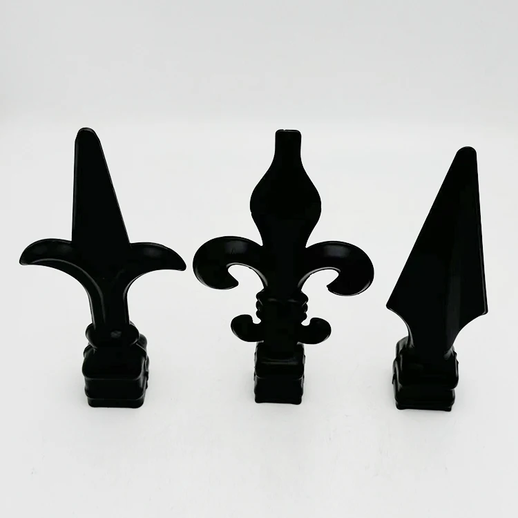 New Design Iron Gate Decorative Wrought Iron Fence Decoration Components Fence Spear Top
