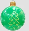 Green christmas tree - christmas balls