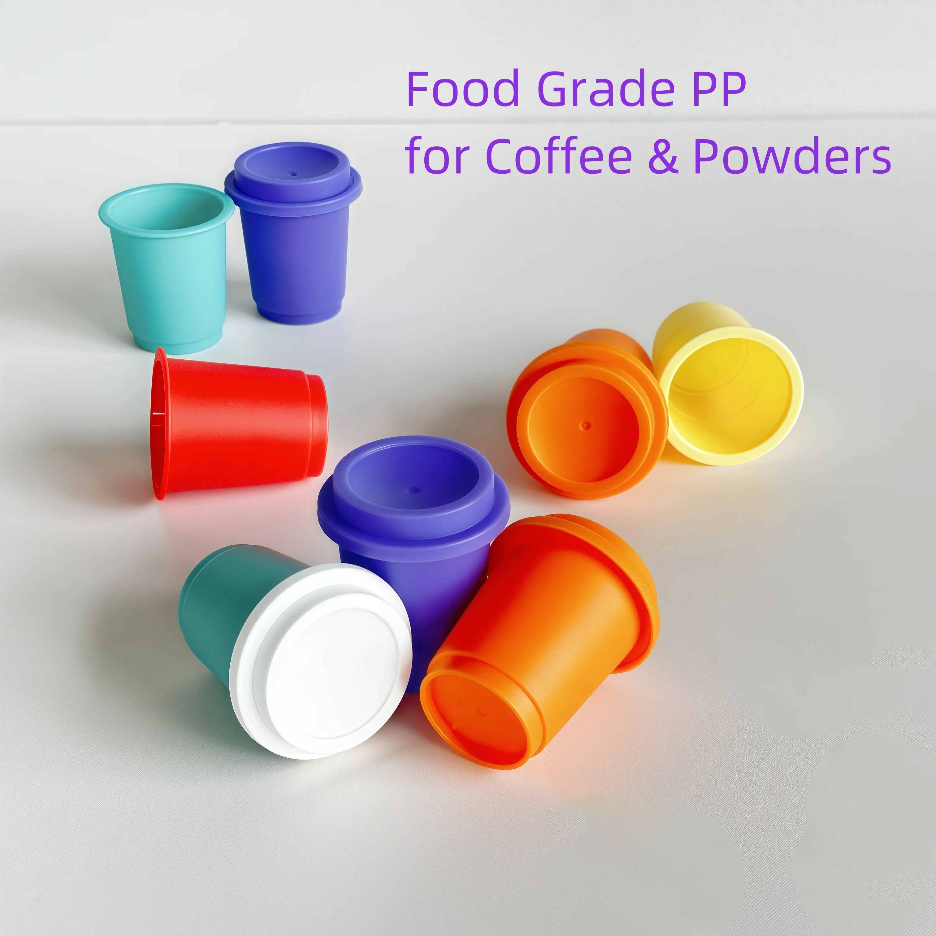 Disposable Plastic PP Cup with 18ml Capacity and 35*35*41mm Diameter for Food Packaging with 50000 MOQ