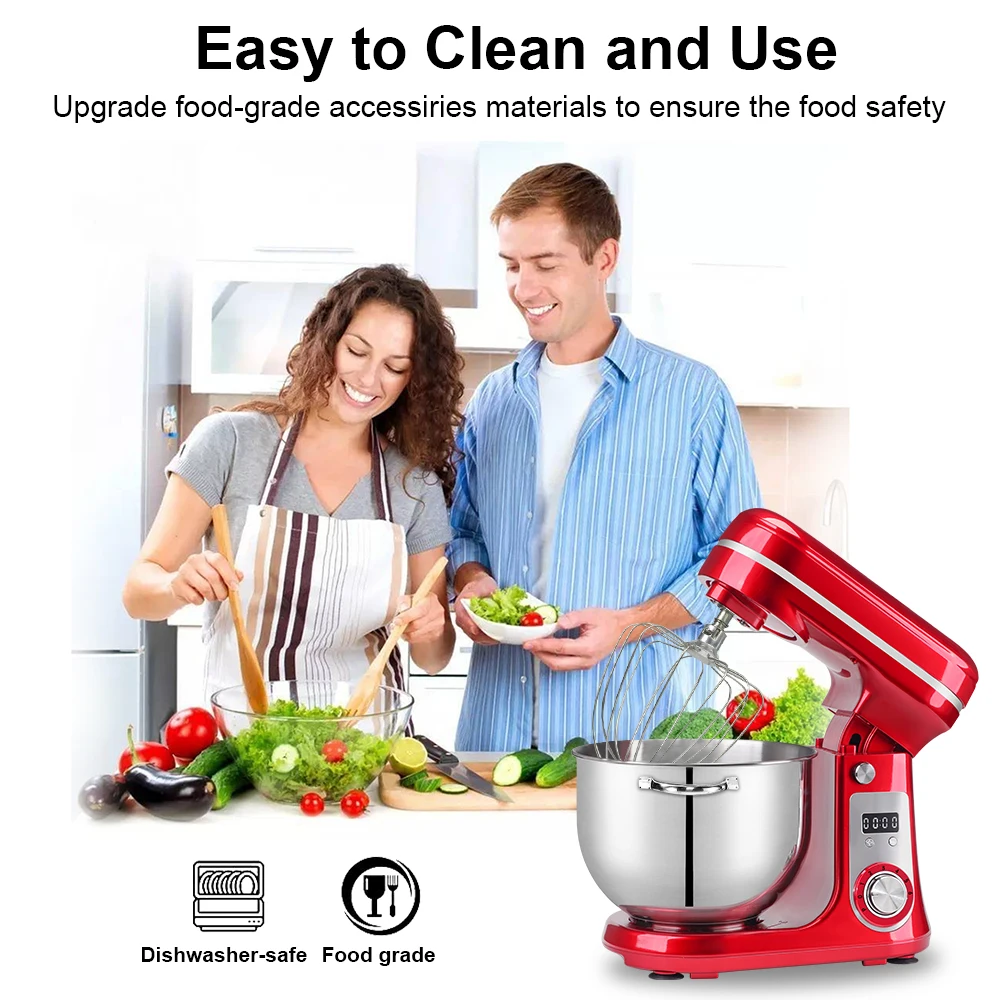 Buy Wholesale China 6l 5 In 1 Multifunctional Kitchen Food Processor Robot  Cuisine Cooks Machine Chef Stand Mixer & Multifunctional Kitchen Food  Processor at USD 69.7
