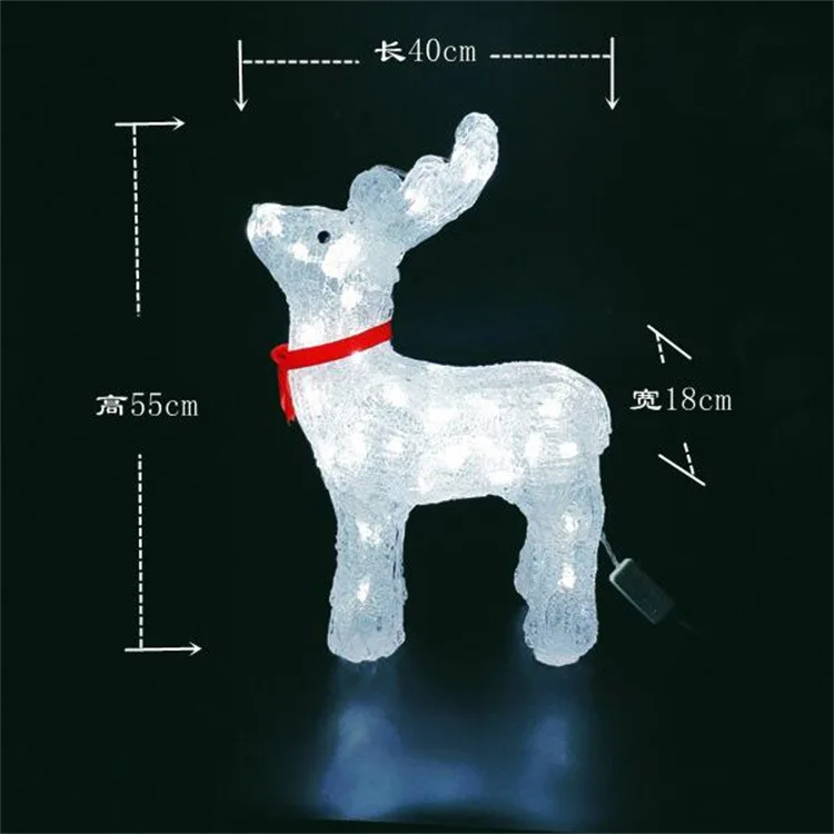 Рождественский уличный 50 светодиодный 3D светильник для дома торгового центра отеля украшения