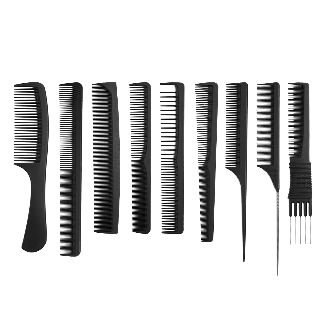 Hair Barber Styling Comb Set With 9 Pieces Combs Hair Cutting Comb Set Salon  Anti-static Stylists - Buy Hair Comb,Styling Comb,Plastic Comb Product on  