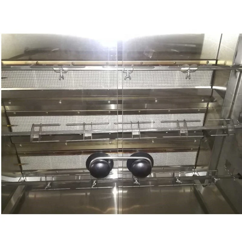 
 VIGEVR professional 5 Rods commercial camping gas chicken rotating oven  