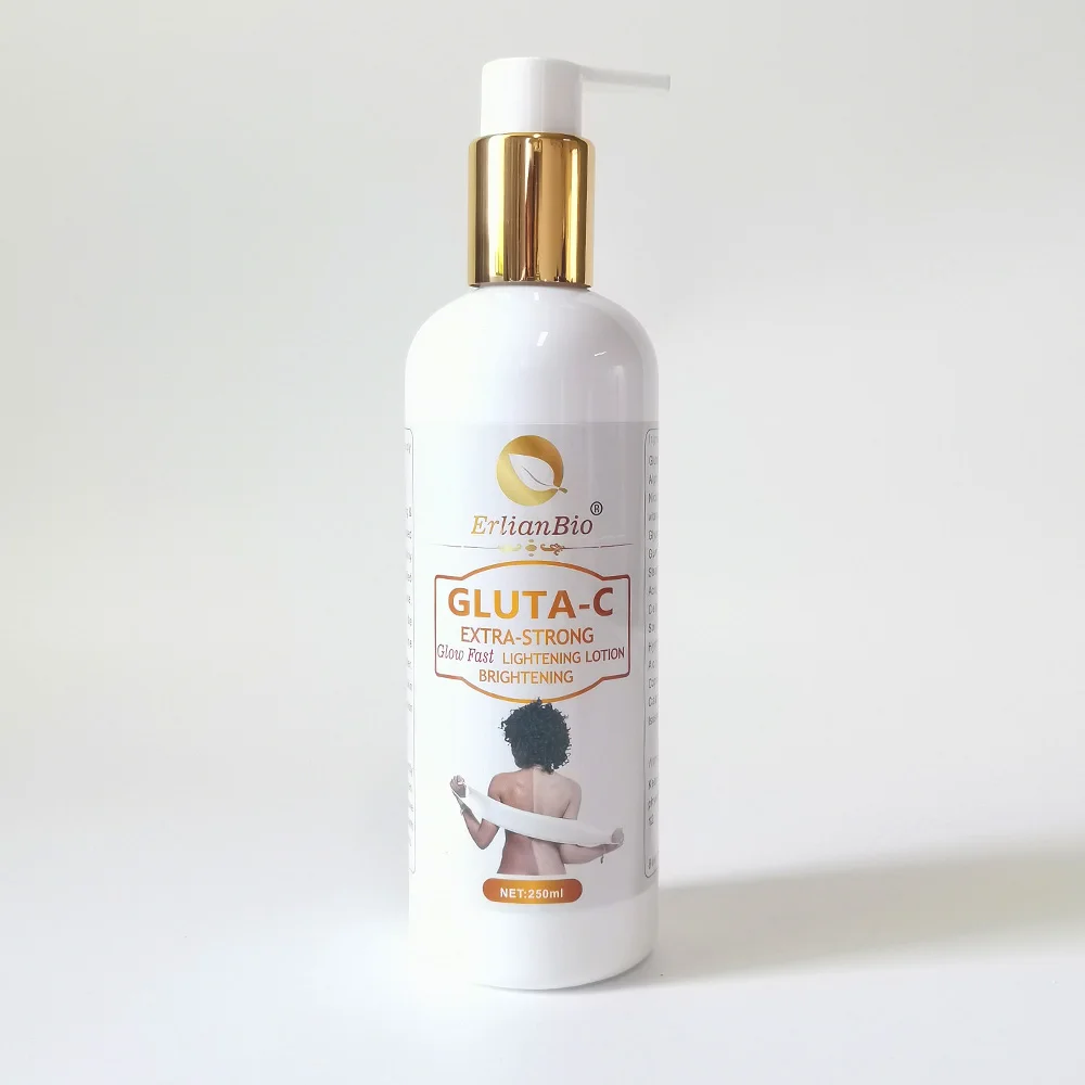 Частная торговая марка набор для отбеливания и ухода за кожей глютатиона Осветляющий Увлажняющий Уход телом черной