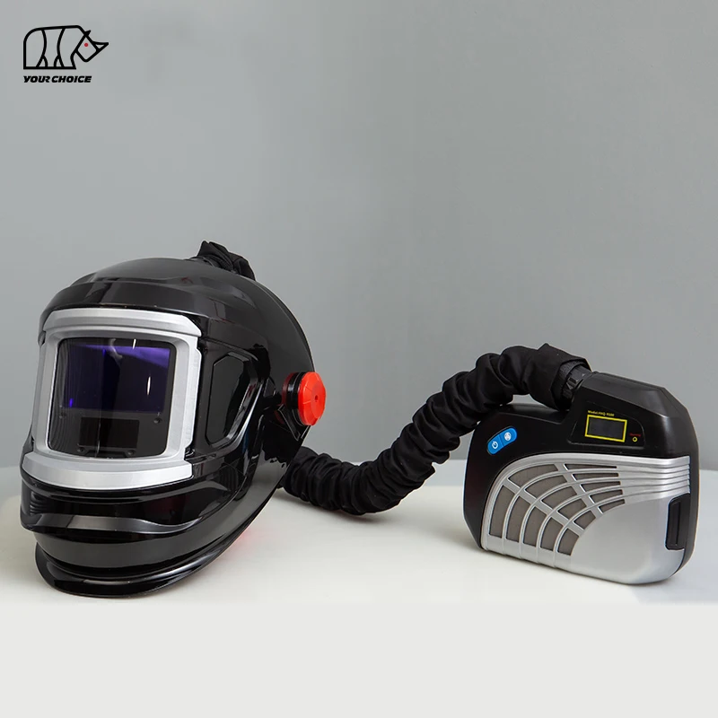 INWELT 2023 Custom Air Filter Electronic Solar Automatic Air Purifying Ventilated Respirator Welding Helmet Auto Darkening