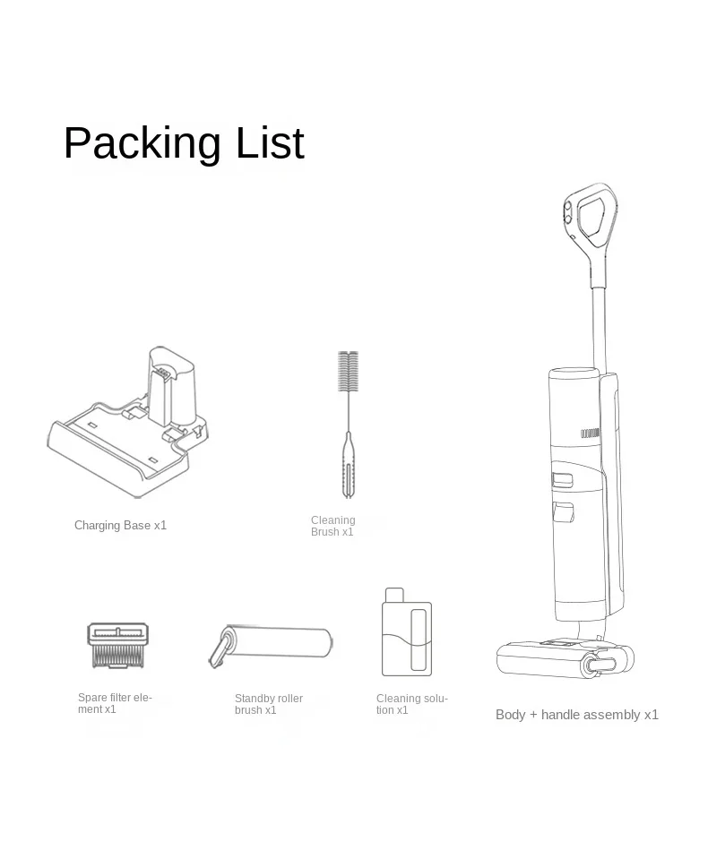 Dreame H12 Proplus Hand Push Portable Electric Floor Washer Wireless