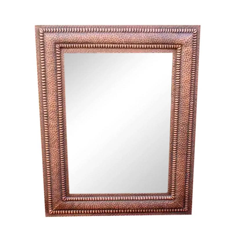 Copper Mirror Frame Hand Hammered Copper Frame With Rectangle Or