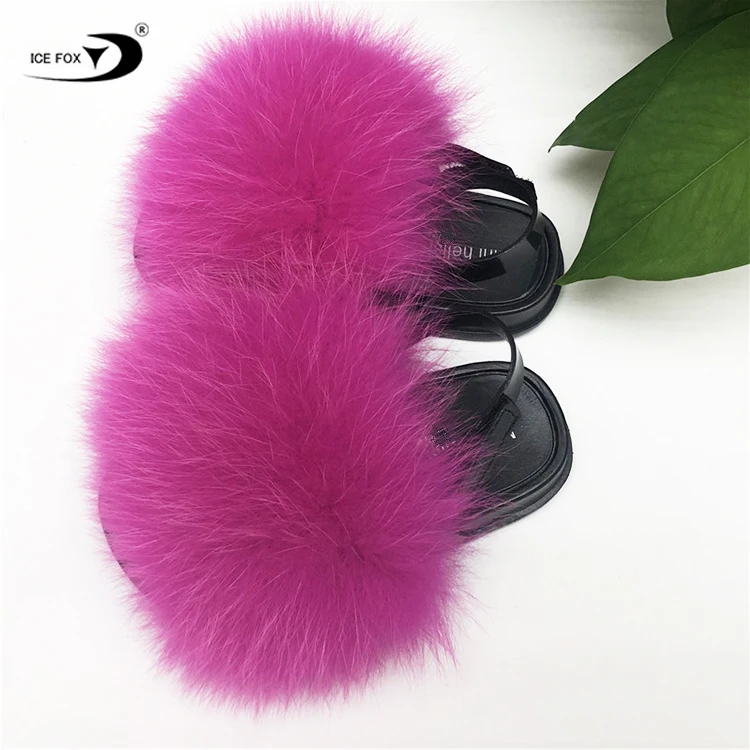 Детские меховые сандалии на заказ, детские пушистые сандалии из натурального Лисьего меха на плоской подошве, милые меховые сандалии для малышей