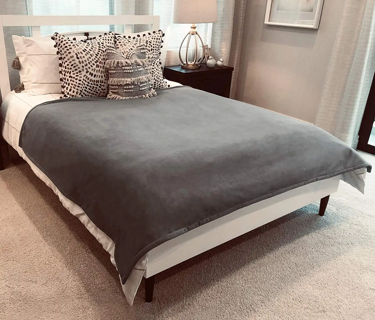 100% герметичность из водонепроницаемого материала в доказательство прочный 3 слоя одеяло для взрослых домашних животных; Удобная детская обувь с мягкой одеяло из Полар-флиса