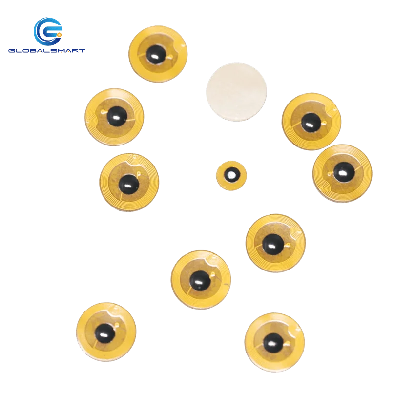 FPC Small NFC Sticker  RFID Tag Small Size 5mm 8mm 10mm 12mm Micro Chip FPC Mini Micro Nfc Tags