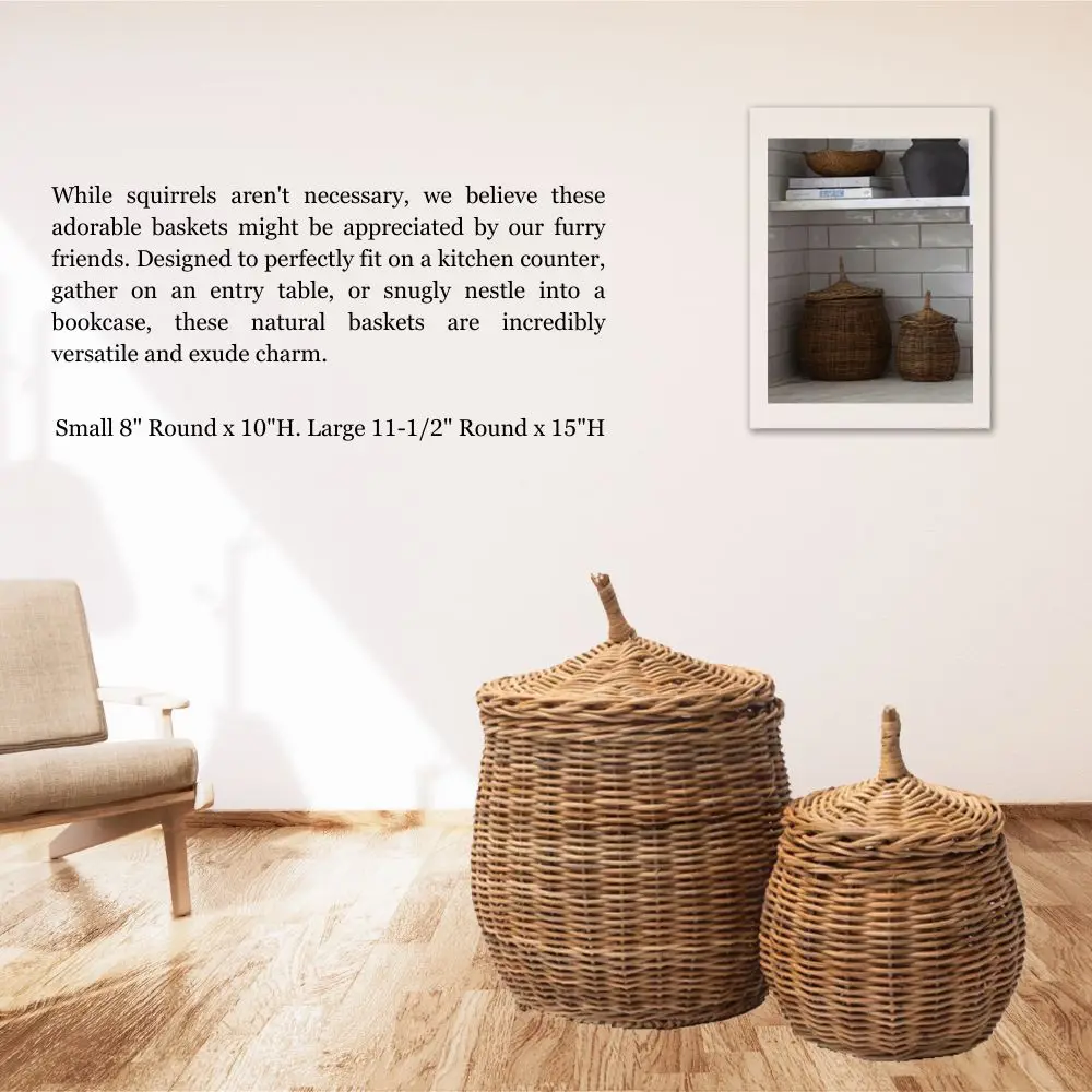 Ecofriendly Charming Natural Rattan Basket/storage Basket Home