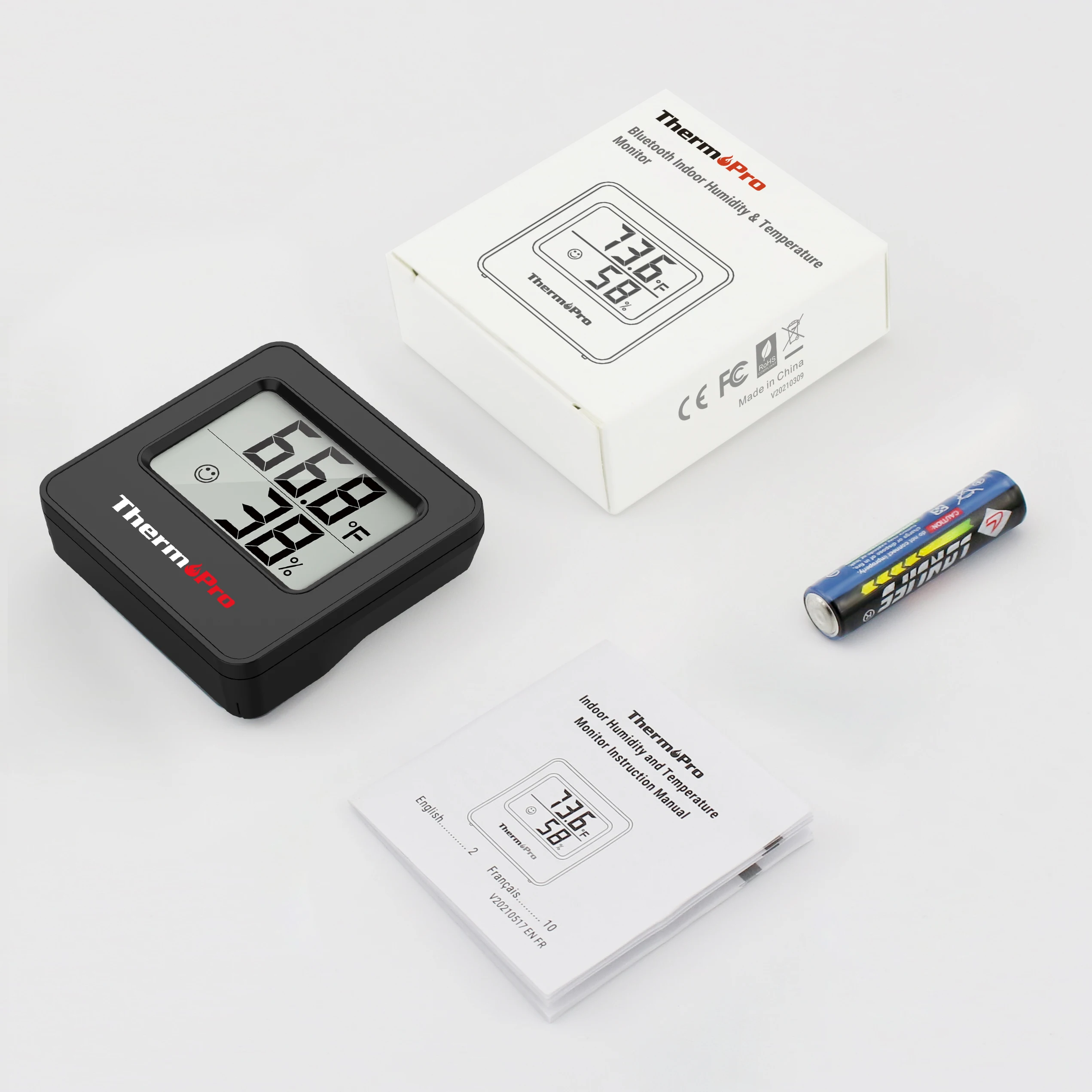 Thermopro Tp157b Accurate Digital Room Hygrometer Temperature Humidity Gauge Buy Digital