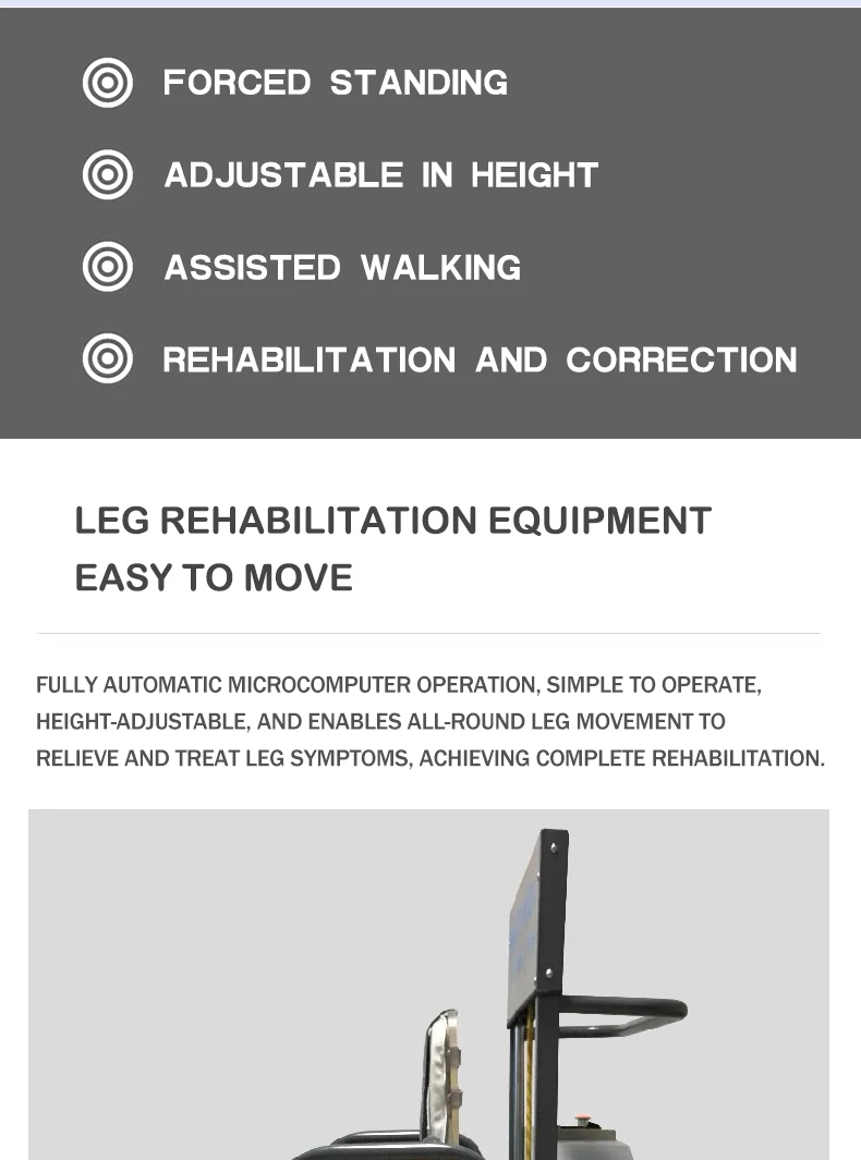 AI Intelligent Motorized Lower Limb Exoskeleton Robot Wearable Suit for Walking Assistance