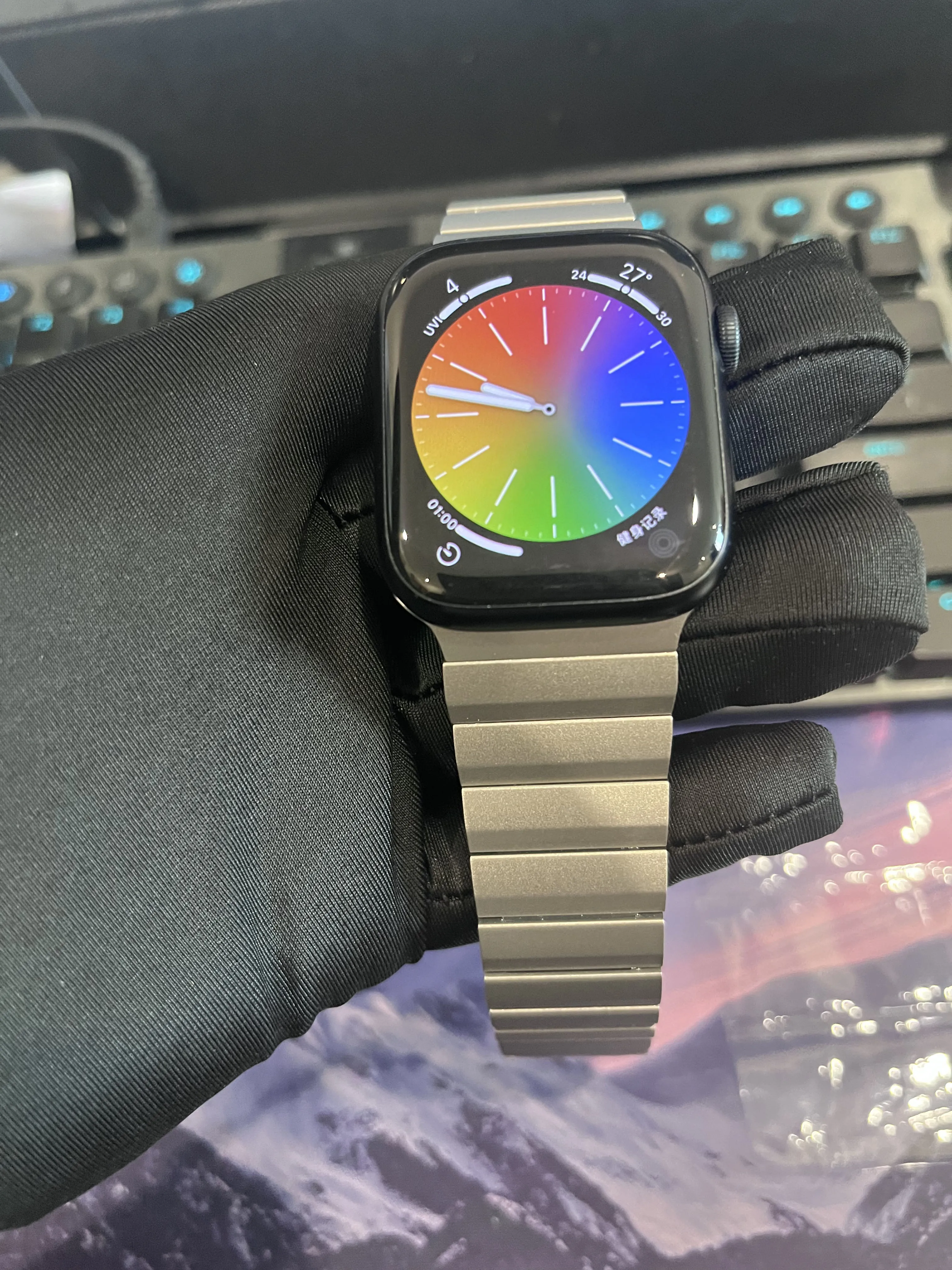 Luxury Titanium Watch Strap For Apple Watch Band Ultra 2 49mm