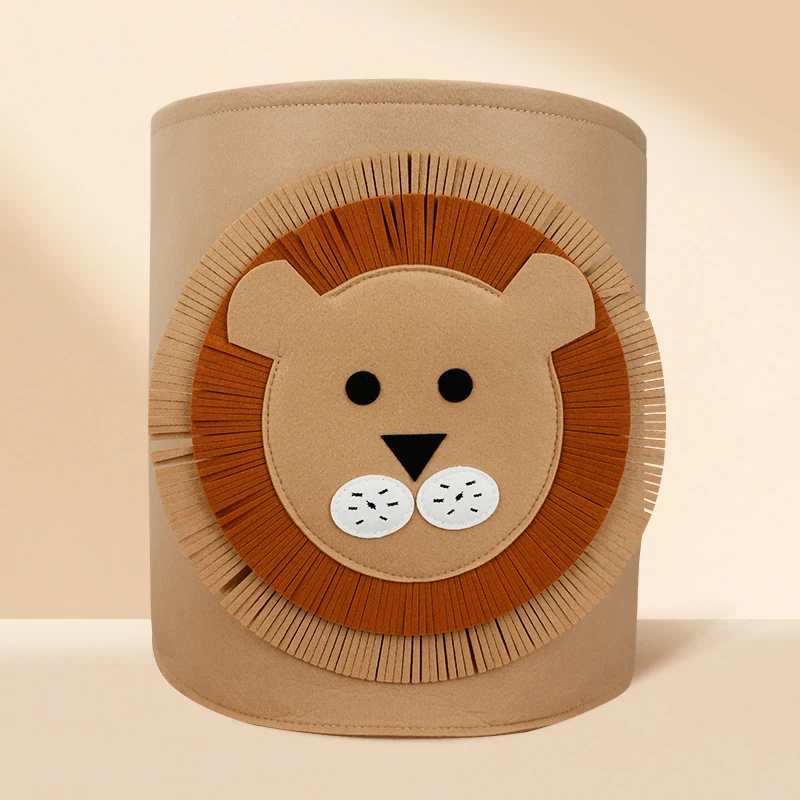 Colorful Felt Laundry Hampers Baby Toy Storage Basket