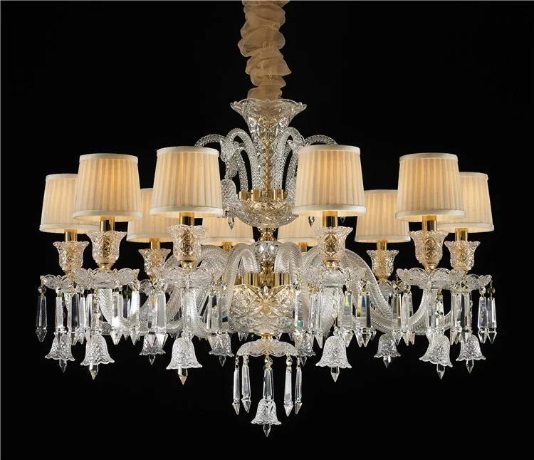 MEEROSEE Crystal Chandelier Luxurious Classic Chandelier Light Baroque Style Light MD87120