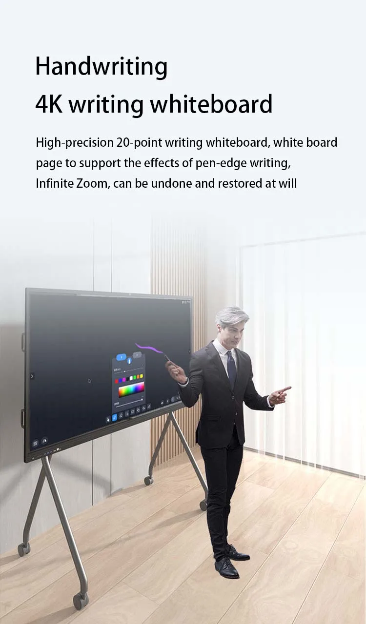 OEM Interactive Whiteboard - 4K Touch Screen LCD Smart Board