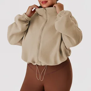 New Arrival Women Clothing Tracksuit Workout Top Long Sleeve Training Jackets Plus Size 4XL Casual Fall Jackets