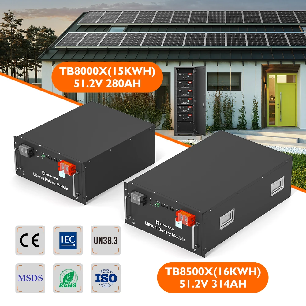 Inverters 48V LithiumLi Ion Lifepo4 Solar Energy Storage System Battery Split Type 100Ah 200Ah 300ah With 5kWh 20kWh Output