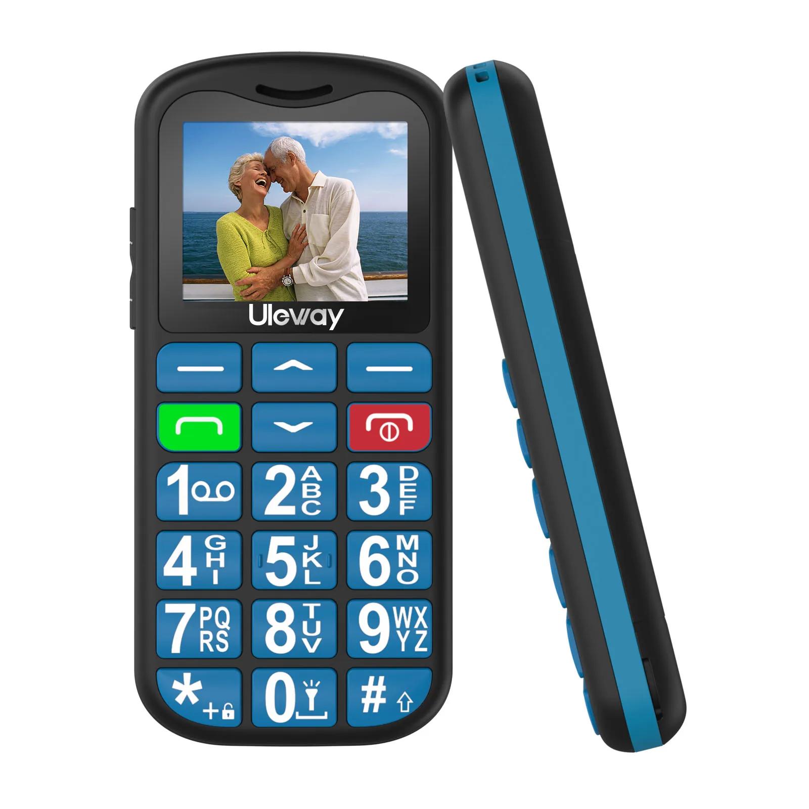 Uleway Unlocked GSM Bar Phone - Senior Features & Dual SIM