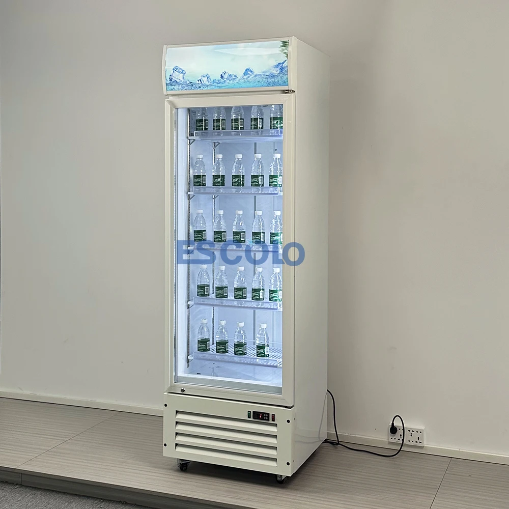 冷蔵ショーケース 霜取り不要 冷蔵庫 ガラス扉 ドリンク陳列用ショー 